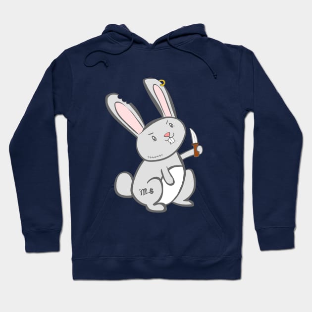 Evil Bunny Hoodie by Namarqueza